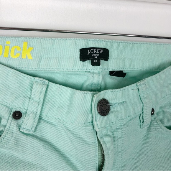 J. Crew Mint Toothpick Ankle Skinny Jeans Pants 27 - Picture 4 of 7